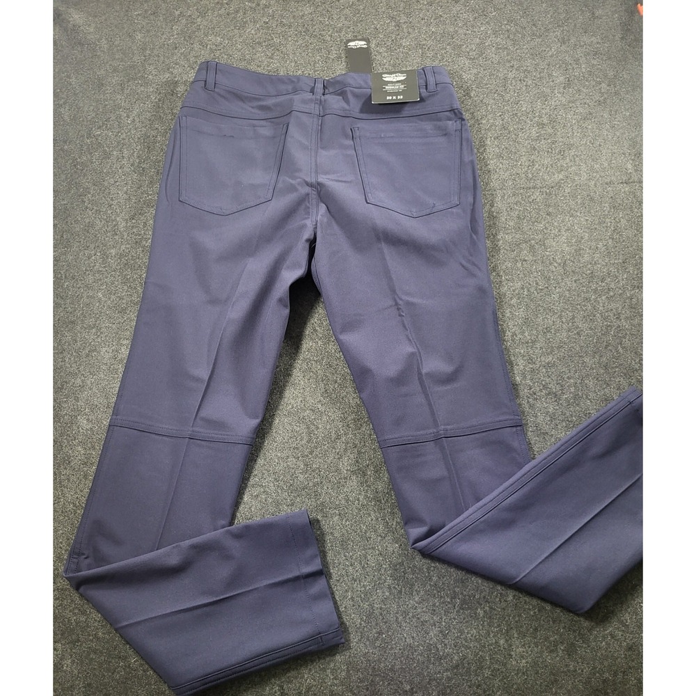 Straight Down Hero 5-Pocket Performance Stretch Golf Pants Men's 30x32 Blue NWT - Picture 13 of 15